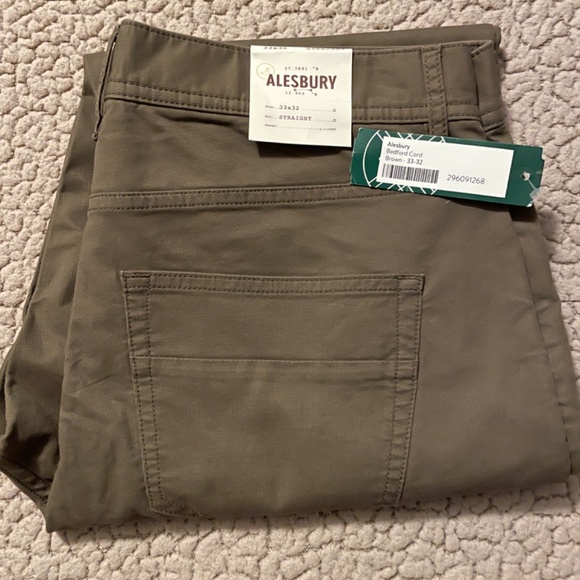 ALESBURY Bedford Cord Pants 33x32 NWT - Picture 3 of 4